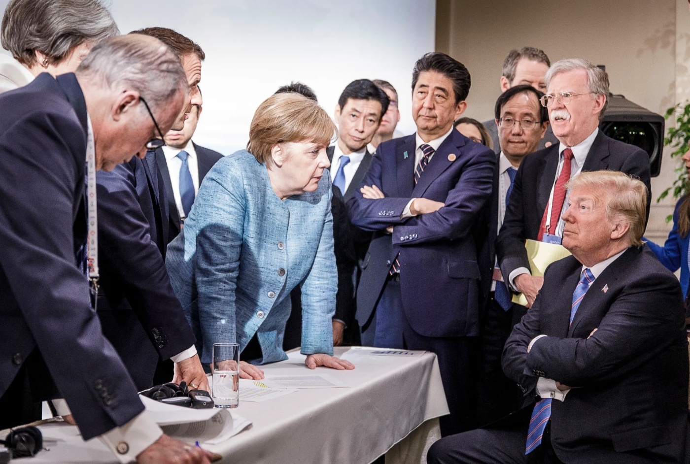 Ангела Меркель и Дональд Трамп
